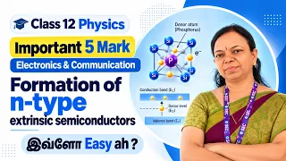 Formation of n-type extrinsic semiconductors | Electronics and Communication | Class 12 Physics TN