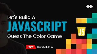 Build a JavaScript Guess the Color Game part - 1 JavaScript Projects Beginner to Advanced
