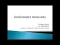 Lagu Underwater Acoustics