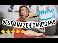 THE BEST CARDIGANS FROM AMAZON Top rated cardigans Amazon Prime fall clothing haul 2021