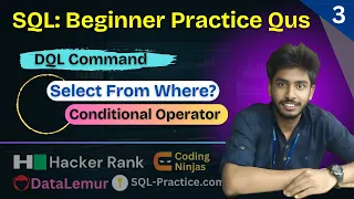 3 Select All Select by ID Hackerrank sql questions SQL sql tutorial sql full course