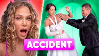 IL POUSSE SA FEMME DANS LA PISCINE | REACT | OCEANE