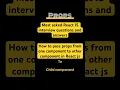 How to pass Props from one component to other component in React Js