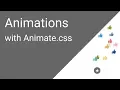 Animations with Animate css