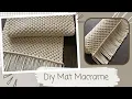 Diy Mat Macrame Tapete