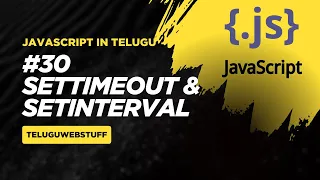 Mastering setTimeout and setInterval in JavaScript JavaScript in Telugu