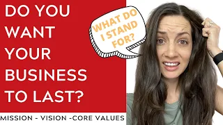 Creating Mission Vision Core Values in Your Website