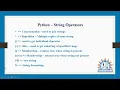 String functions concat repitation accessing in Python programming in Tamil