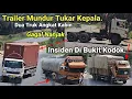 Download Lagu Insiden Di Bukit Kodok.Truck Trailer Tukar Kepala,Trailer Menarik Truck Fuso 2 Truk Di Angkat Kabin.