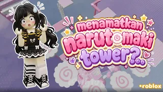 MENAMATKAN NARUTOMAKI TOWER? 🍥🤩 || #roblox #robloxedit