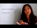 Introduction to Tagalog Filipino Language - with English and Tagalog subtitles