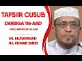 Lagu Tafsiirka Darsiga 116aad Huud 06 ilaa...