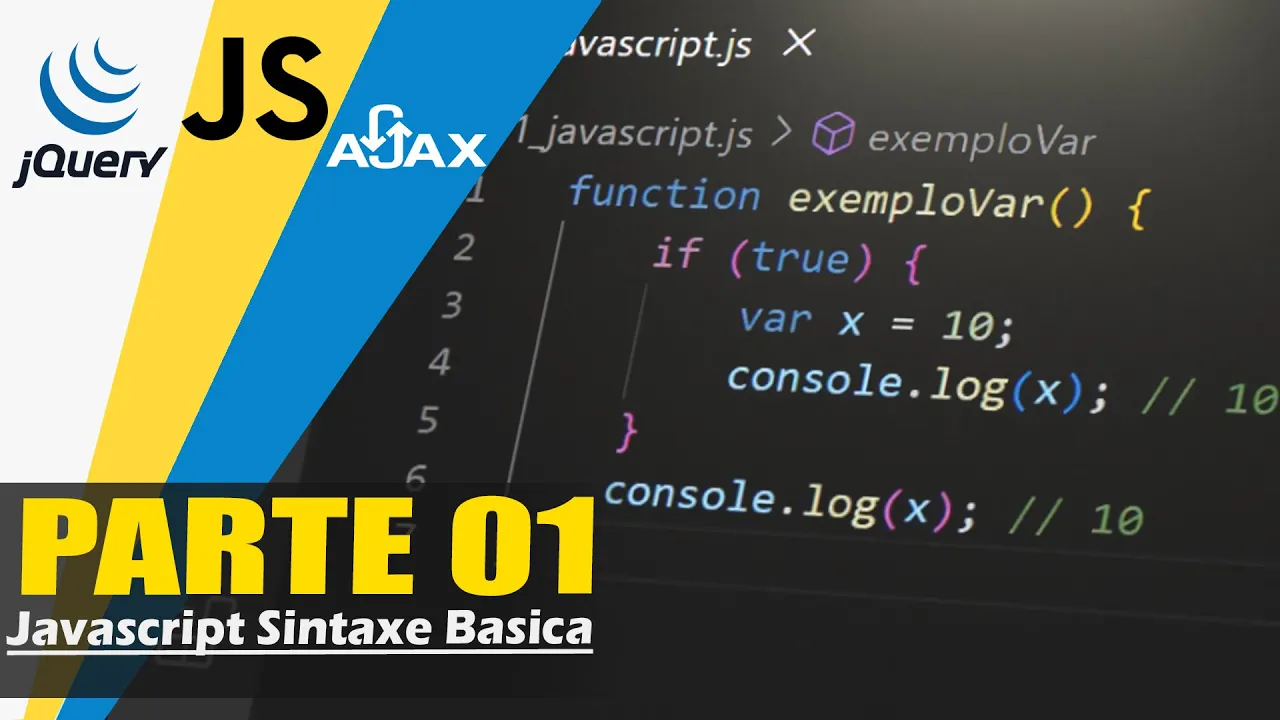 Fundamentos Essenciais: JavaScript, jQuery e AJAX - Javascript Sintaxe Basica (Parte 01)