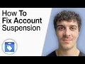 How to Fix Google Merchant Center Account Suspension 2025 Full Guide