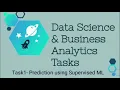 Data Science and Business Analytics Internship GRIP Task 1