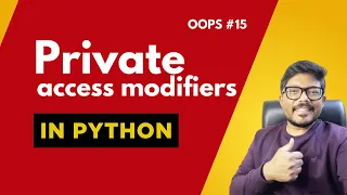 Private access modifiers in python