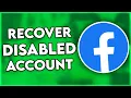How to Recover a Disabled Facebook Account Step by Step 2025