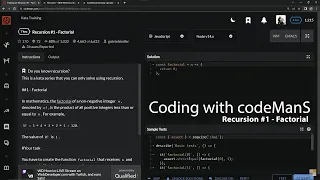 Codewars 7 kyu Recursion - Factorial Javascript