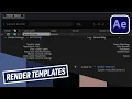 RENDER SETTINGS and OUTPUT MODULE in After Effects Tutorial