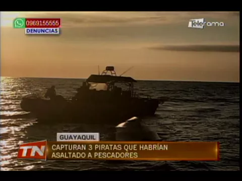 Capturan 3 piratas que habrían asaltado a pescadores