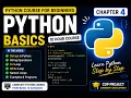 Python Programming for Beginners Complete Python Course CDP Part 4