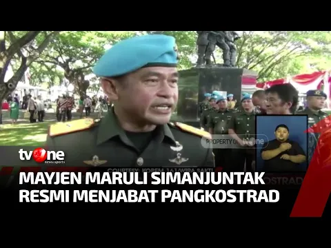 Mayjen Maruli Simanjuntak Sah Jabat Pangkostrad