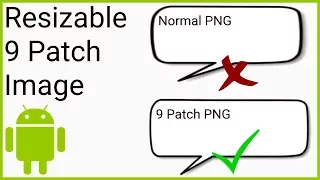 Create Resizable 9 Patch Images - Android Studio Tutorial
