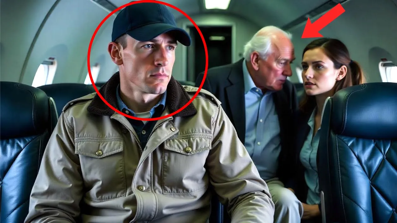 Outline Video Undercover Owner Flies In His Own Airline, Stops Cold When He Hears 2 Passengers Behind Him