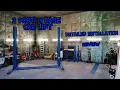 2 post car lift Installation and adjustments Automotech H Base AS-235SBE