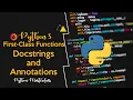5 2 - Docstrings and Annotations in Python Lecture