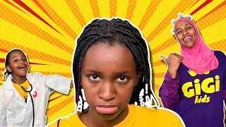 Little Doctors: Pretend Play Gigi heals Mama and Sister
