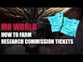 MONSTER HUNTER WORLD - HOW TO FARM RESEARCH COMMISSION TICKETS