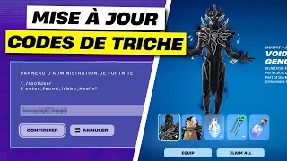 Codes de TRICHE de la Mise à Jour sur Fortnite !! (skin Geno & récompenses)
