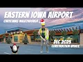 A Christmas walkthrough of the Eastern Iowa Airport in Cedar Rapids