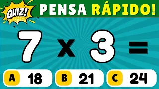 🚨 Quiz de Matemática com Multiplicação #1 [DUVIDO VOCÊ ACERTAR TODAS]