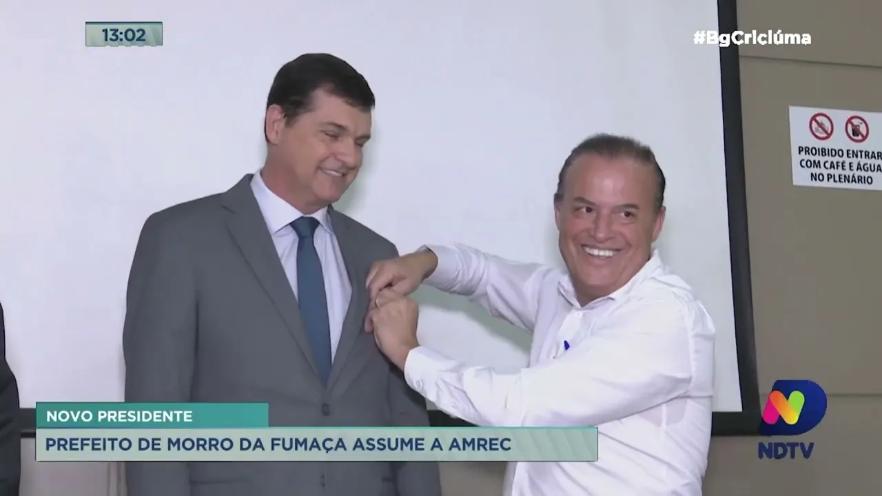 Prefeito de Morro da Fumaça assume a Amrec