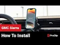 GMC Sierra - How-To Install Center Dash Mount 855882