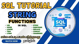 String Functions in SQL Functions in SQL Types of SQL Functions SQL Tutorial for Beginners