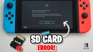How to Fix Micro SD Card Has Been Removed on Nintendo Switch SD Card Error Fix Guide
