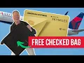 Delta Gold SkyMiles Card A Checked Bag and Hotel Subscription