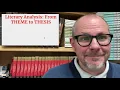 Literary Analysis From Theme to Thesis