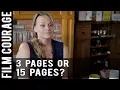 Difference Between Writing 3 and 15 Script Pages A Day by Christine Conradt