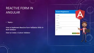 Reactive Forms in Angular 19 Custom Validation reactive form validation in angular