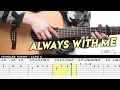 Download Lagu (FREE TABS) Always With Me Fingerstyle Guitar Tutorial | Spirited Away (Itsumo Nando Demo)