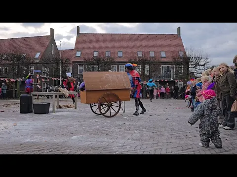Video Beelden van de sinterklaasintocht in Garyp op 22 november 2025, gedeeld door Tade Smedes.
