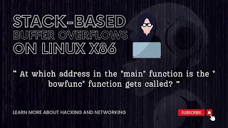 Stack Based Buffer Overflow - STACK-BASED BUFFER OVERFLOWS ON LINUX X86 HTB ACADEMY MEMORY