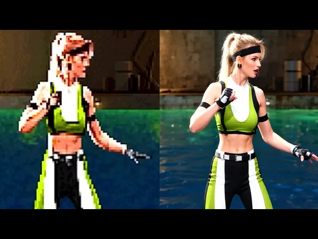 Mortal Kombat Characters Remastered – AI 4K Upscale (WAN 2.2 + DaVinci Resolve)