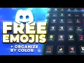 Discord Tutorial Free Emojis and How to Organize Them