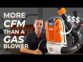 STRONGEST BATTERY Backpack Blower Yet - How the STIHL BGA 300 compares to Gas Blowers