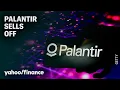 Why Palantir stock is selling off